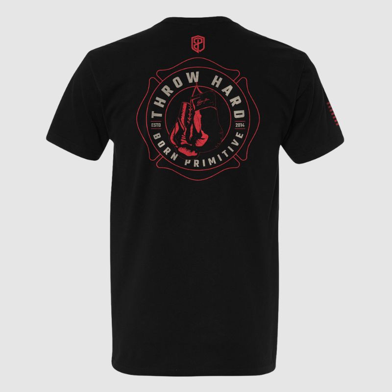 Throw Hard Tee (Black)
