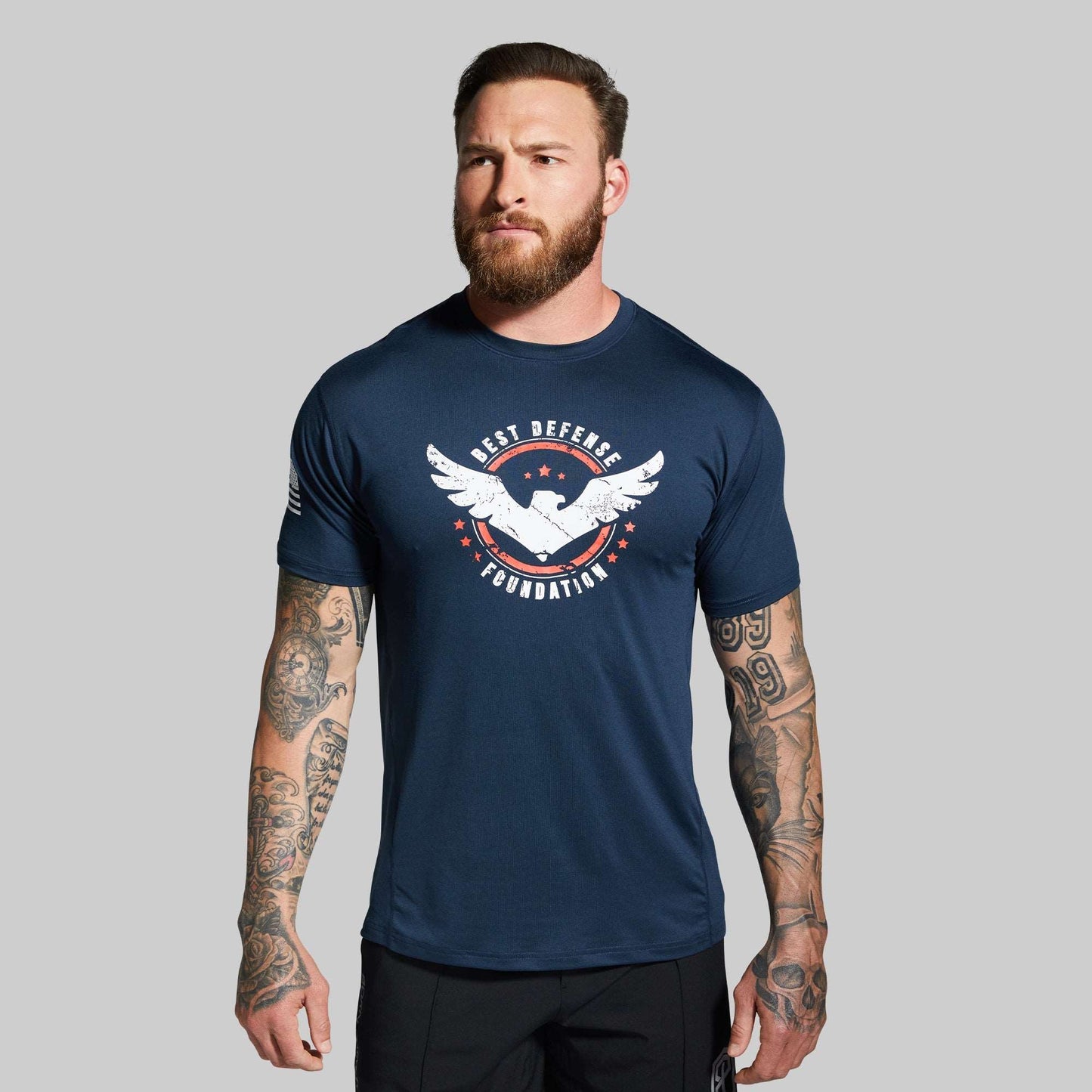 Athleisure Tee (Best Defense Foundation-Blueberry)
