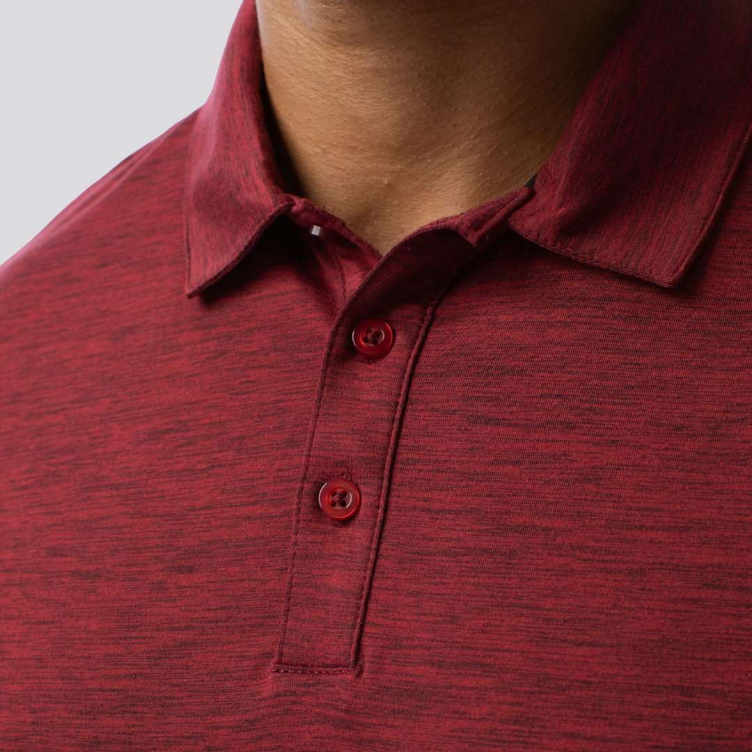 Athleisure Polo (Maroon)