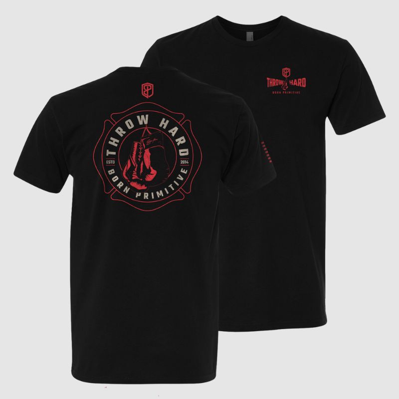 Throw Hard Tee (Black)