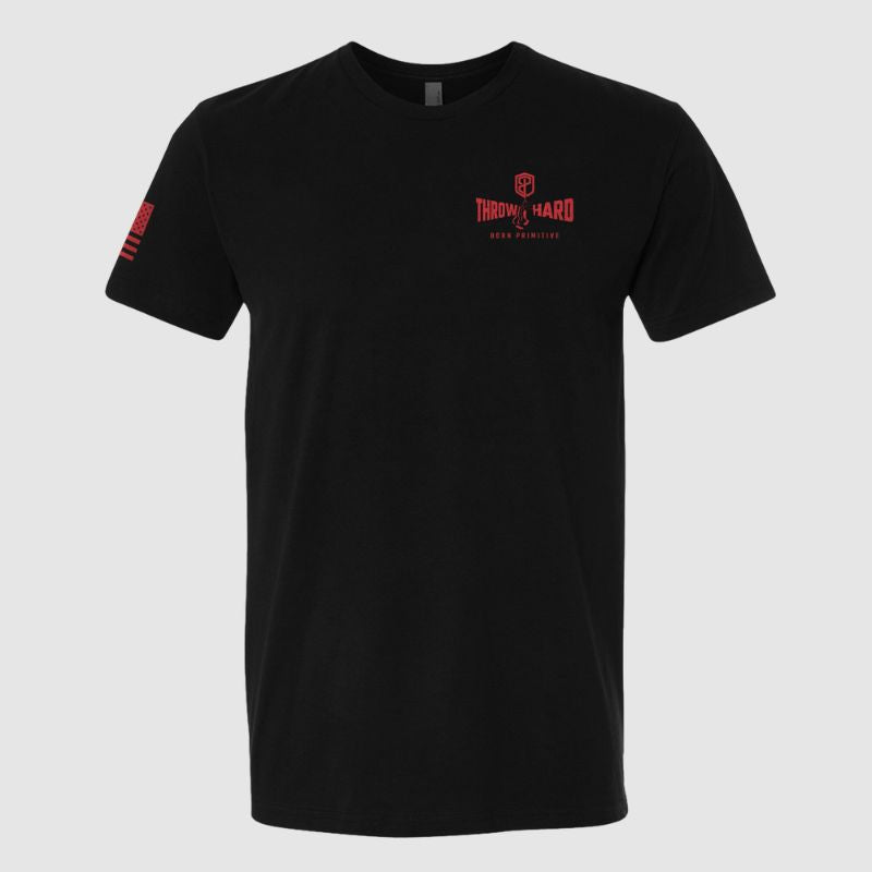 Throw Hard Tee (Black)
