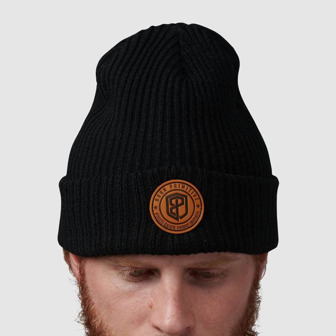 Heritage Knit Beanie (Black)