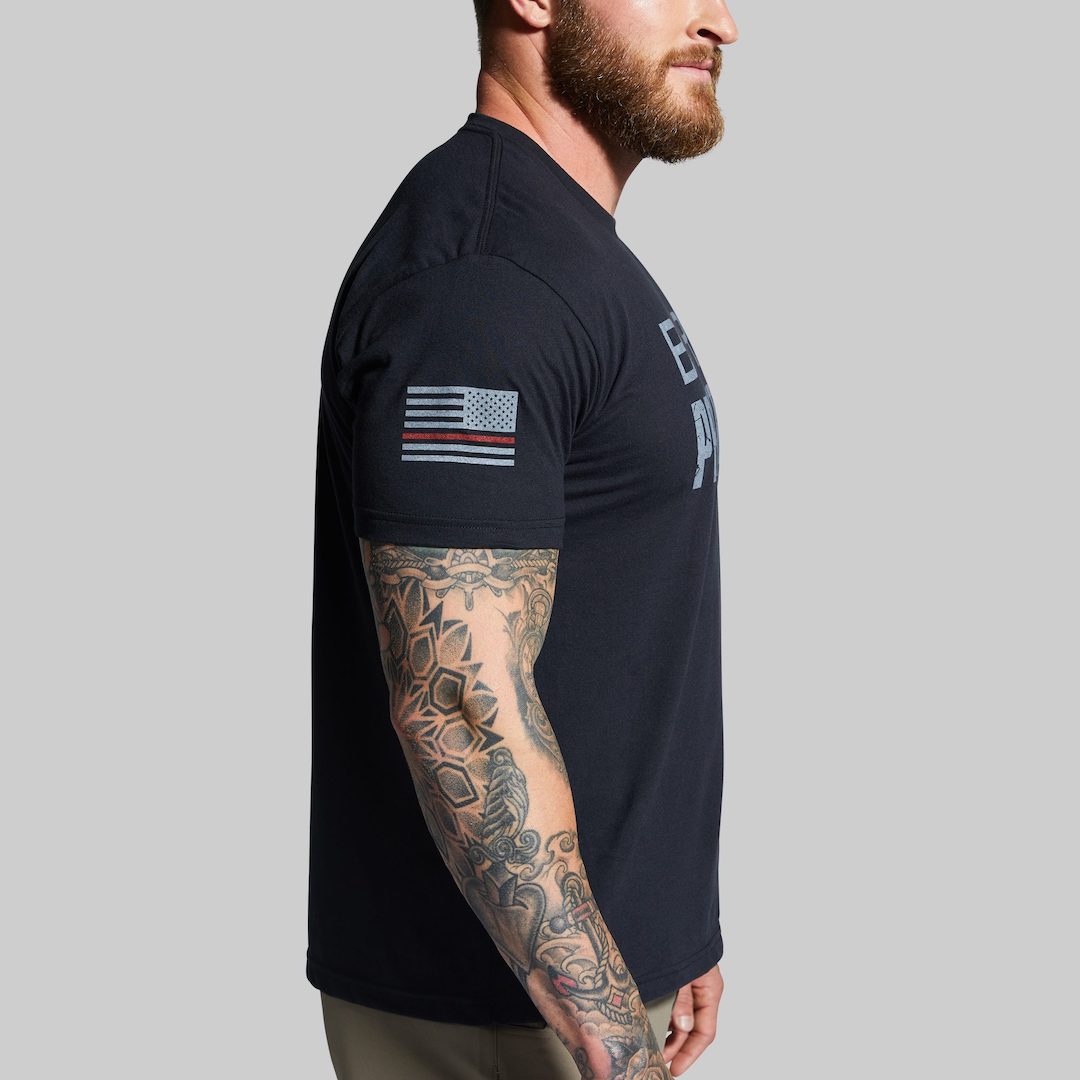 Brand Tee (Thin Red Line)
