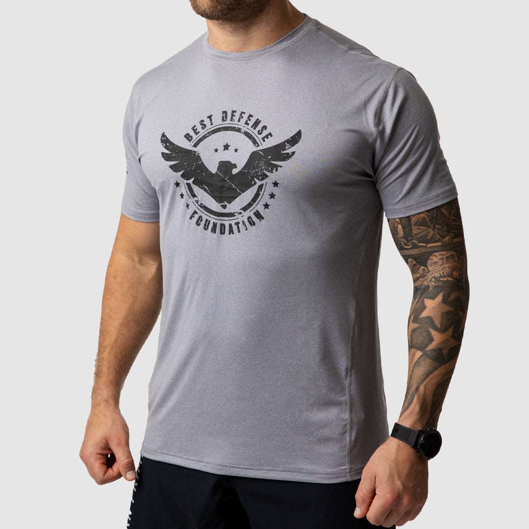 Athleisure Tee (Best Defense Foundation-Grey)