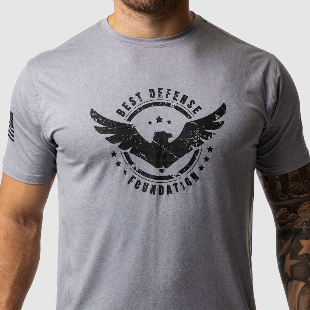 Athleisure Tee (Best Defense Foundation-Grey)