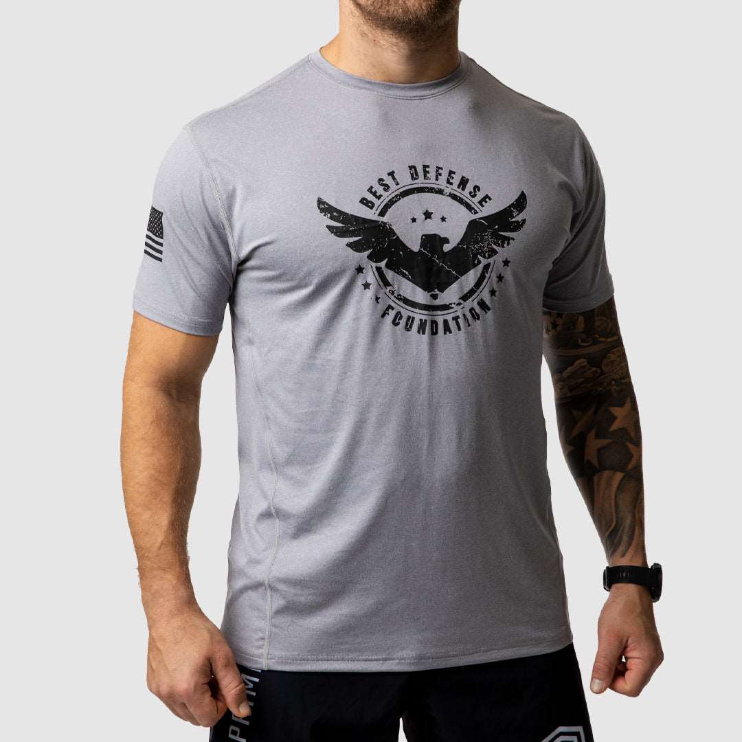 Athleisure Tee (Best Defense Foundation-Grey)