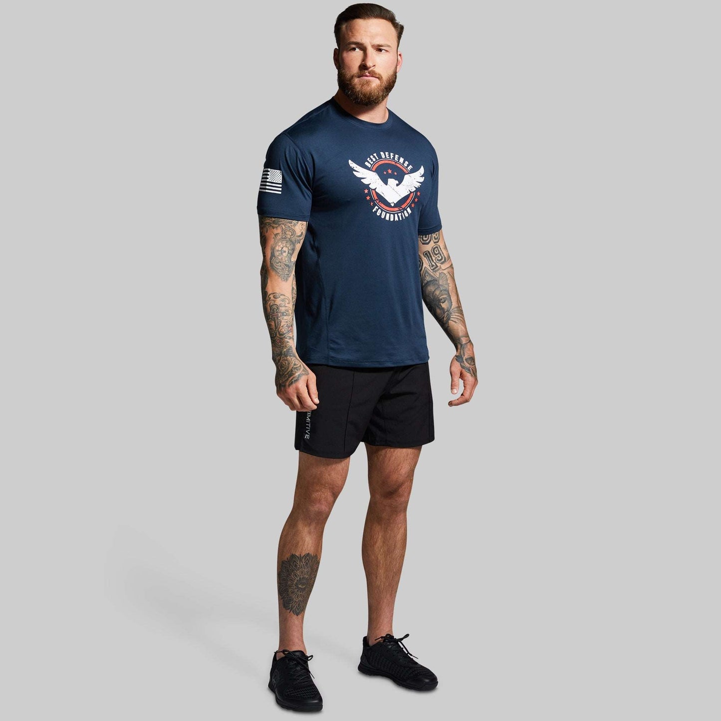 Athleisure Tee (Best Defense Foundation-Blueberry)