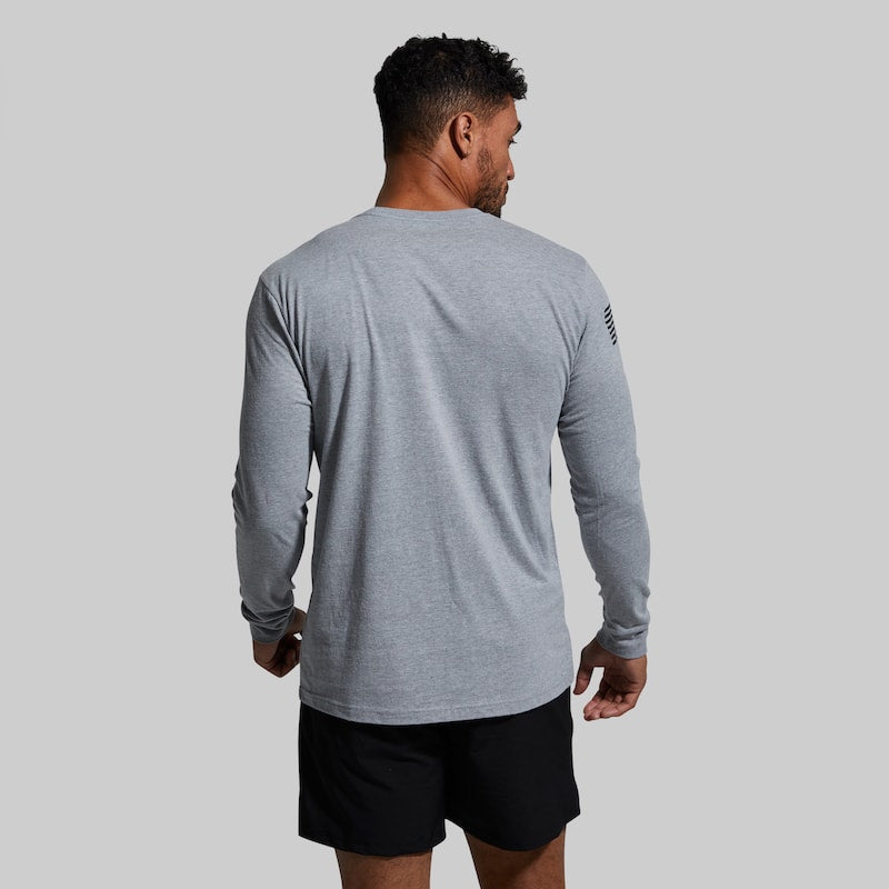 Property of Born Primitive Long Sleeve (Dark Heather Grey)