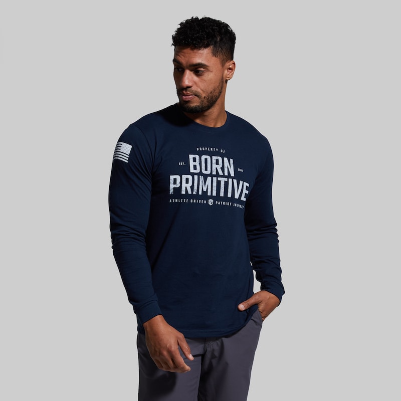 Property of Born Primitive Long Sleeve (Midnight Navy)