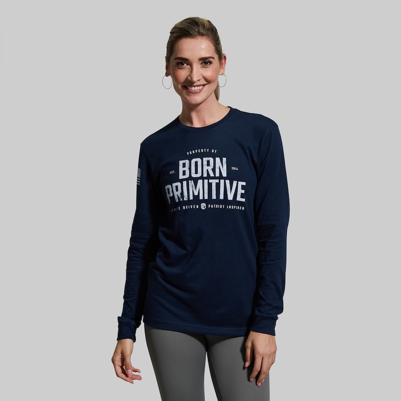 Property of Born Primitive Long Sleeve (Midnight Navy)