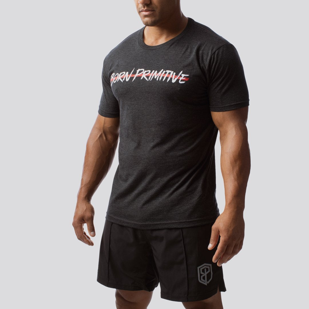 Valor Tee (Thin Red Line)