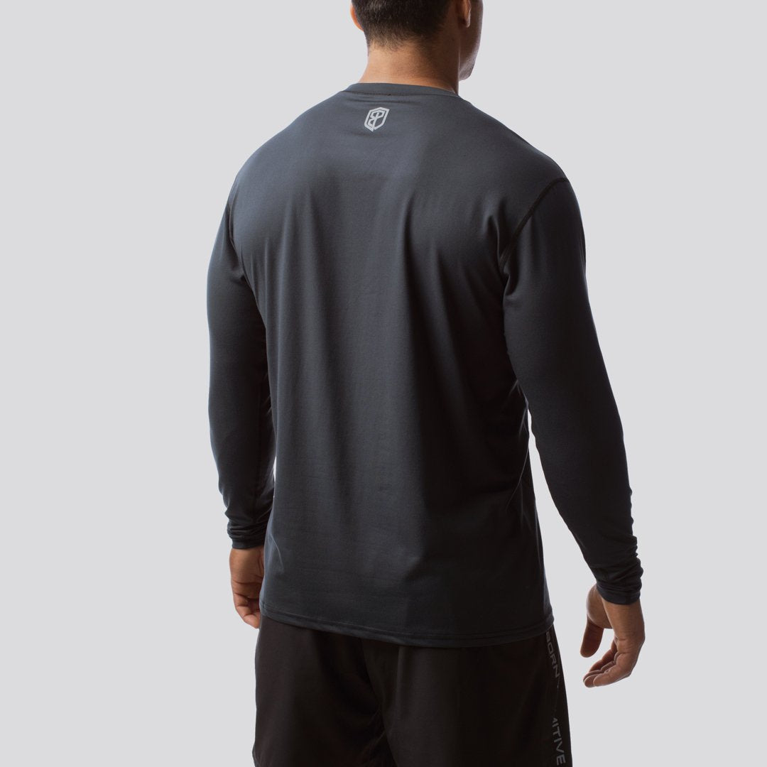 Athleisure Long Sleeve Crew (Black)