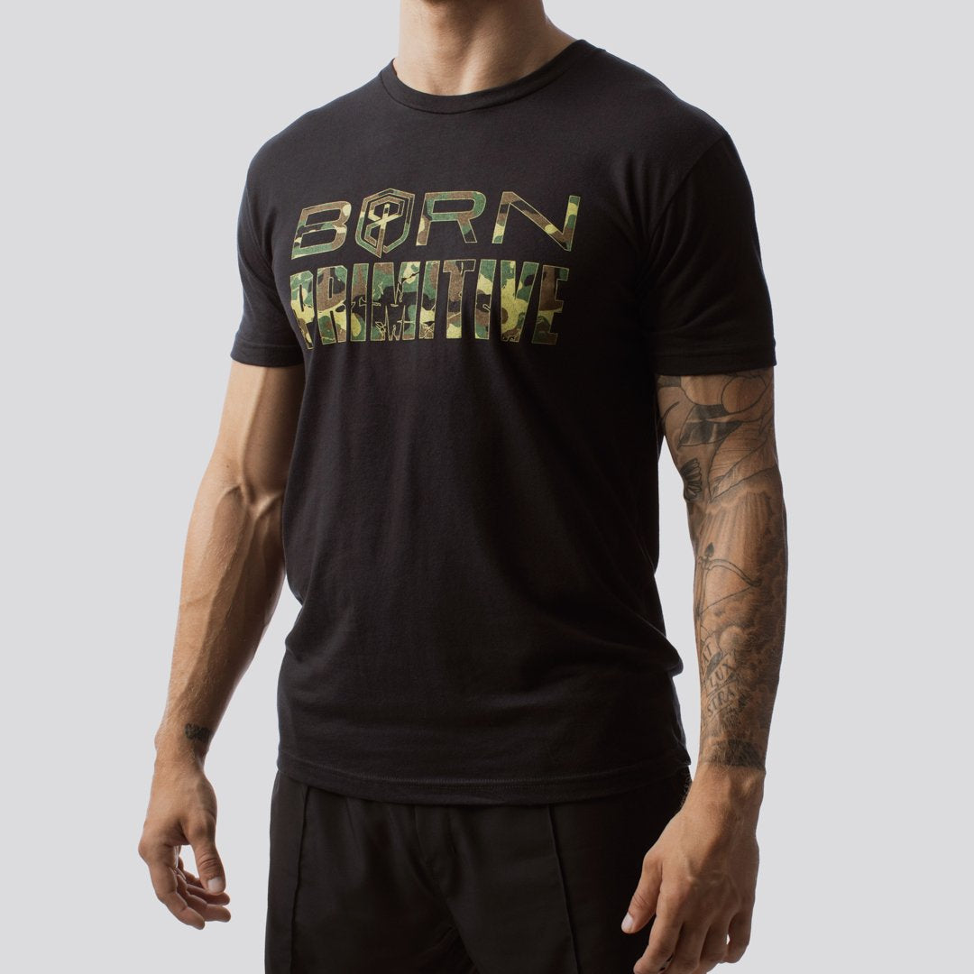 Hungriest Man Eats T-Shirt 2.0 (Woodland-Black)