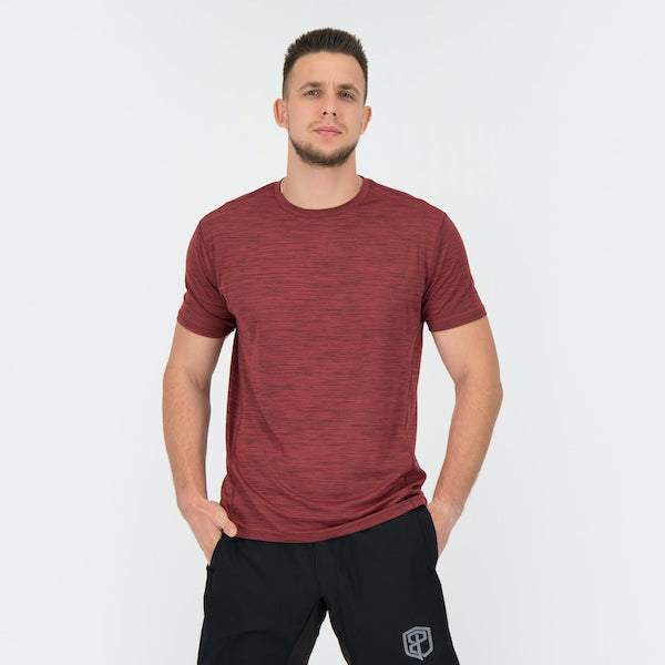 Athleisure Tee (Maroon)