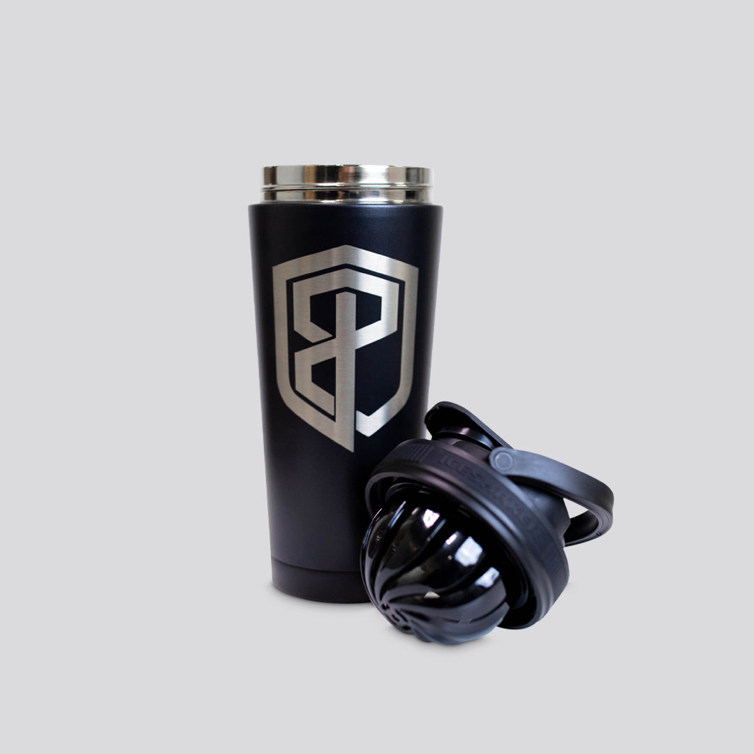 Ice Shaker Bottle (Black)