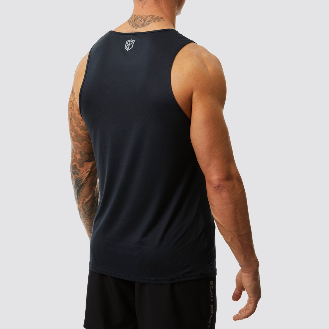 Athleisure Pocket Tank (Black-Earth)