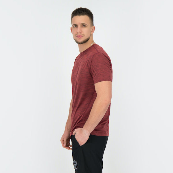 Athleisure Tee (Maroon)