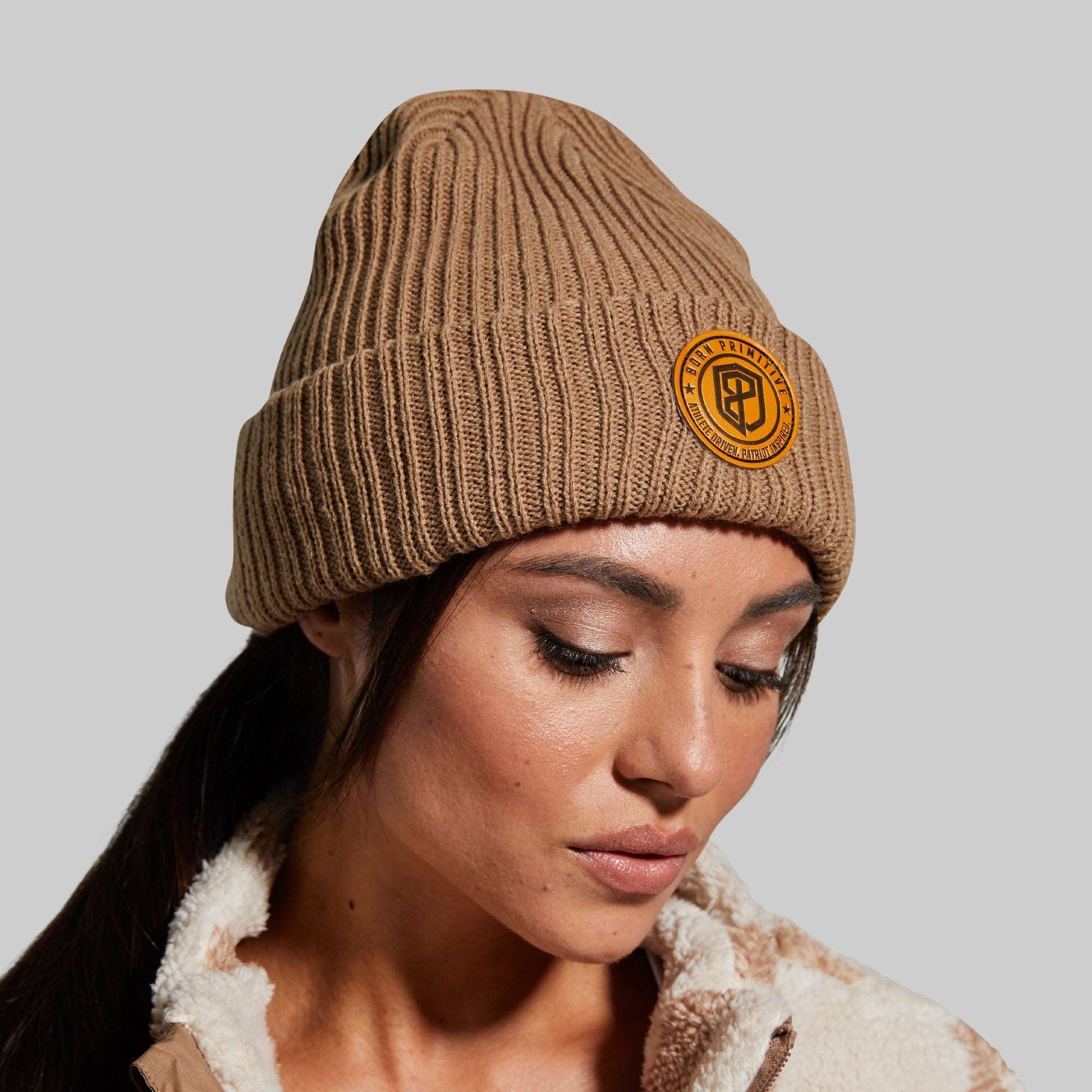 Women Heritage Knit Beanie (Tiger's Eye)
