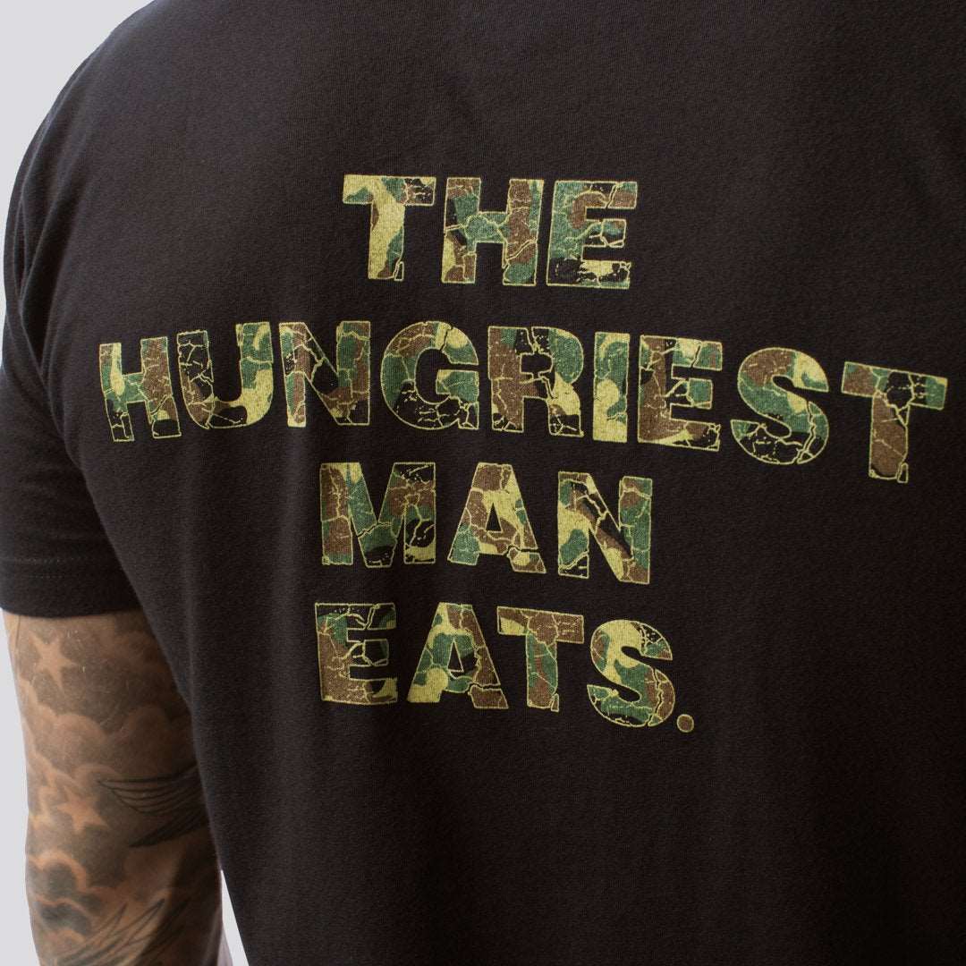 Hungriest Man Eats T-Shirt 2.0 (Woodland-Black)