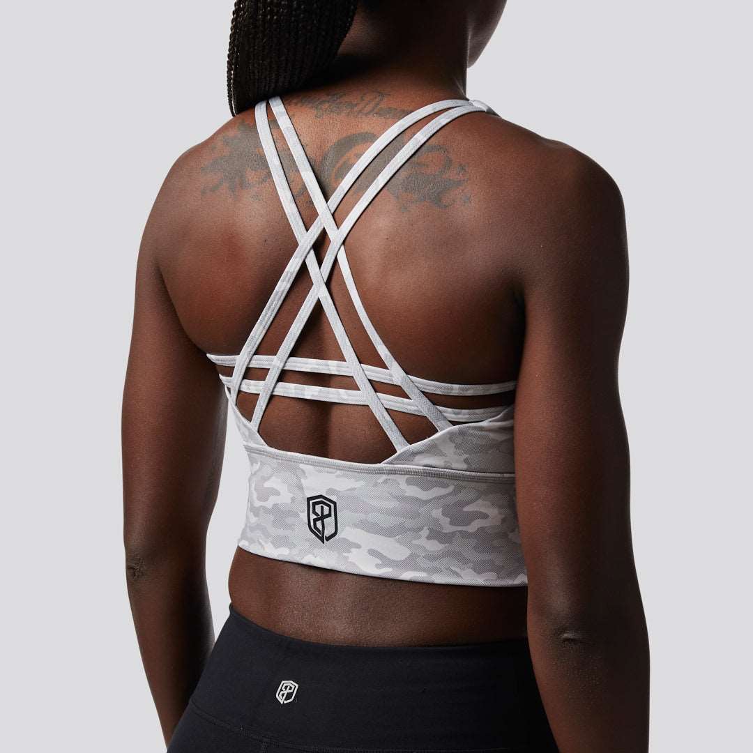 Crossfire Sports Bra (Brand Strength-Avalanche)