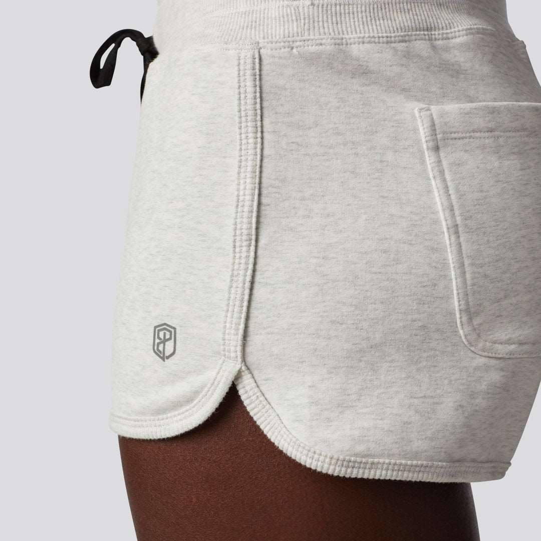 Unmatched Comfy Short (Heather White)