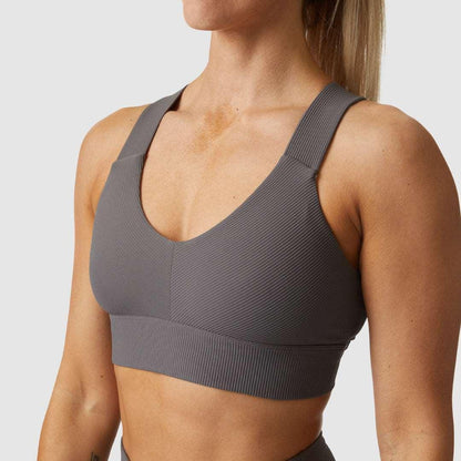 All or Nothing Sports Bra (Dark Grey)