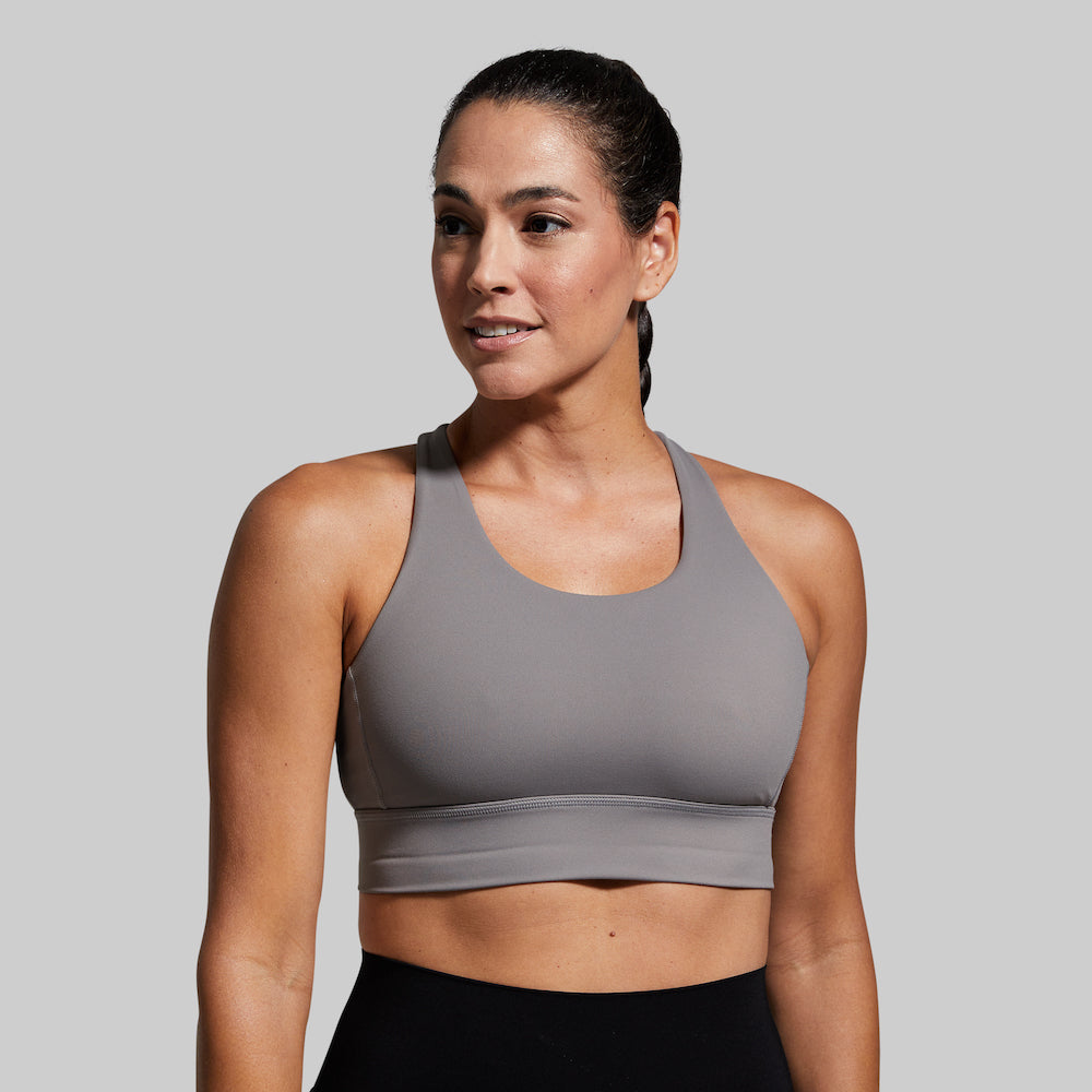 Ignite sports bra - stone grey high intensity beautiful stylish bra