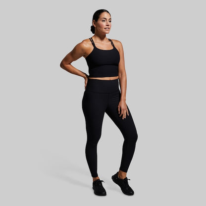 Women's limitless sports bra in black set