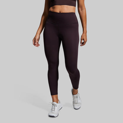 Womens Your Go To legging 2.0 high waisted in deep plum 