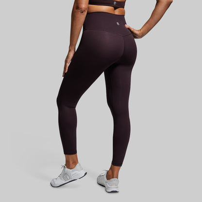 Womens Your Go To legging 2.0 high waisted in deep plum  are buttery soft