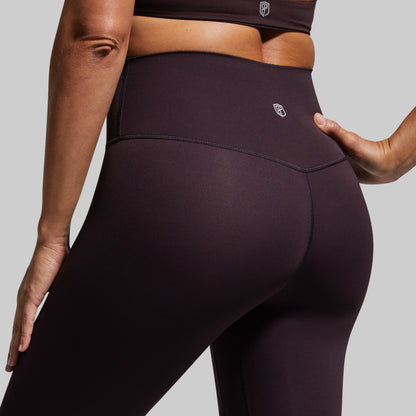 Womens Your Go To legging 2.0 high waisted in deep plum 