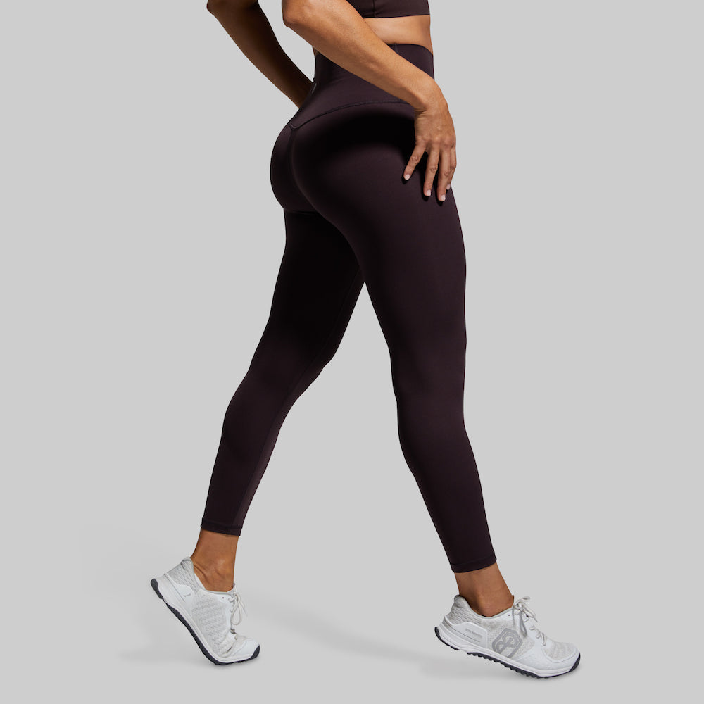 Womens Your Go To legging 2.0 high waisted in deep plum 