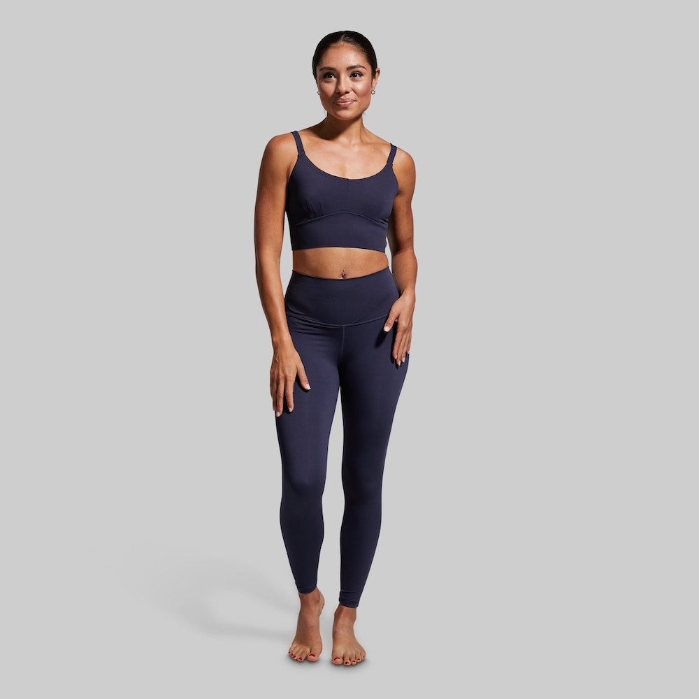 Your Go To Leggings and sports bra in navy set