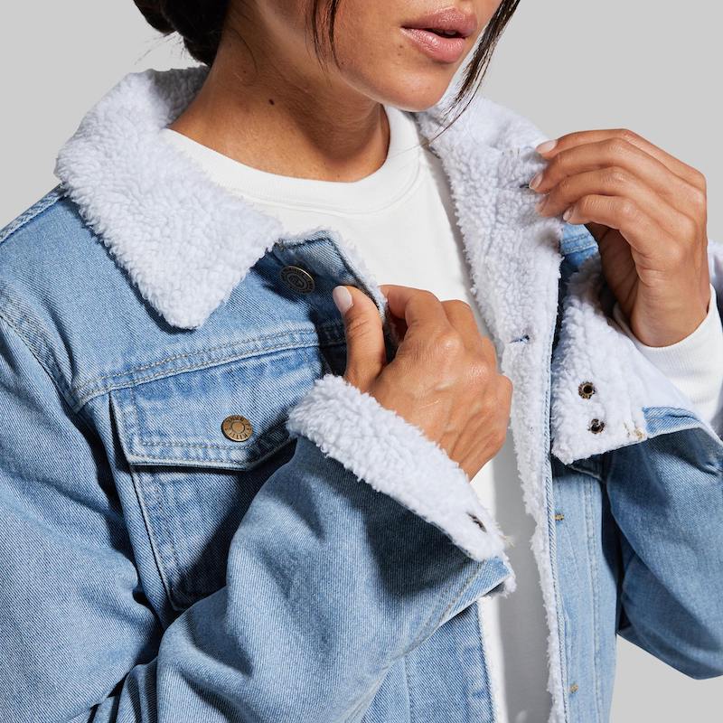 Sherpa Lined Denim Jacket 