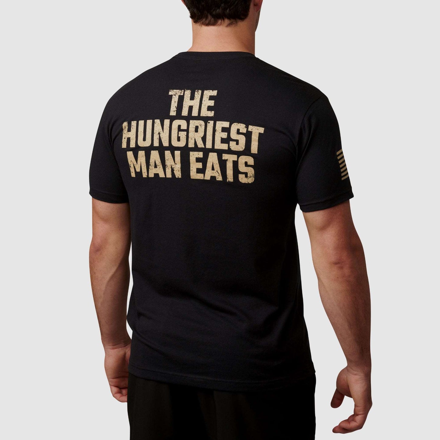 Hungriest Man Eats T-Shirt 2.0 (Woodland-Black/Tan)