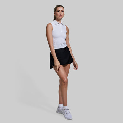 Women Victory Sleeveless Polo (White)