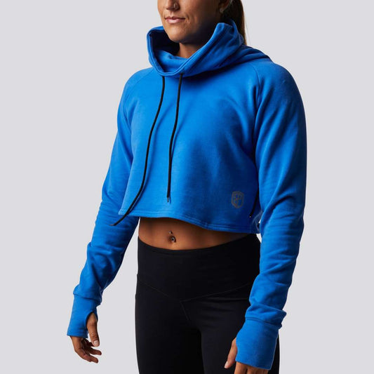 Cowl at the Half Moon Crop (Royal Blue)