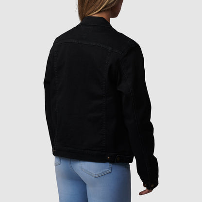Endeavor Stretchy Denim Jacket (Black)