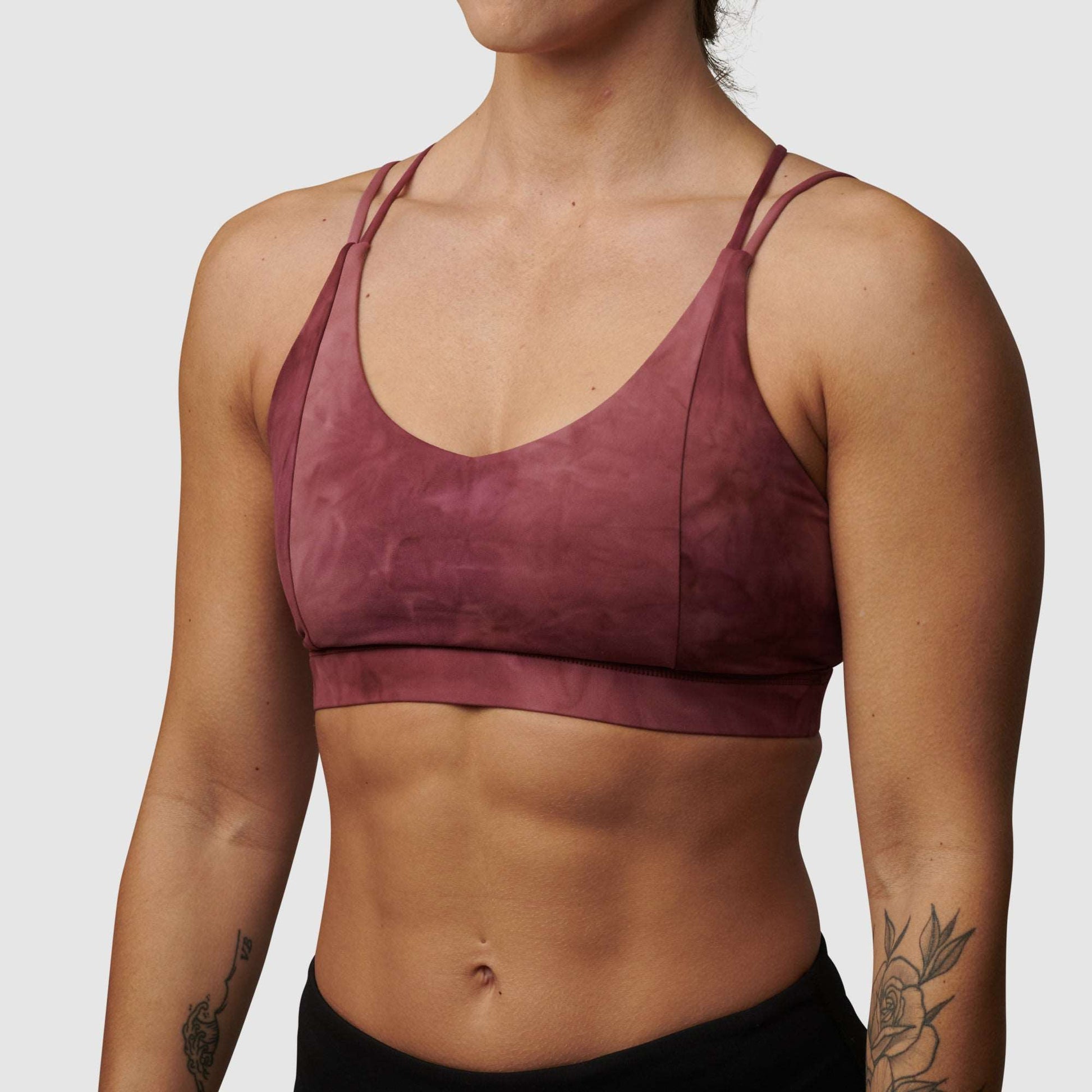 Exhale Sports Bra (Roan Rouge)
