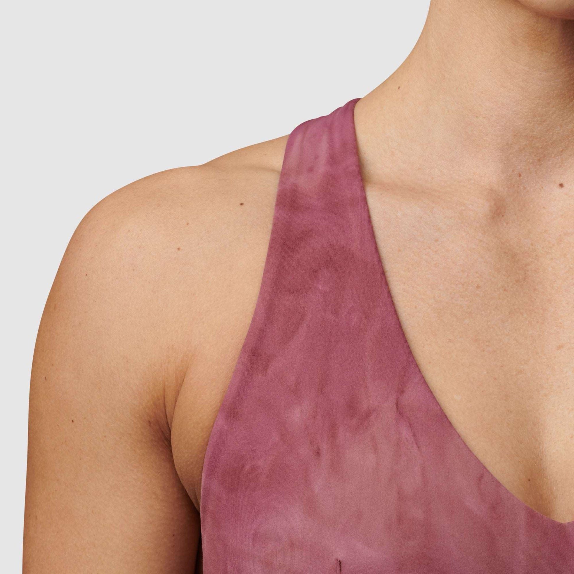 Double Cross Sports Bra (Roan Rouge)