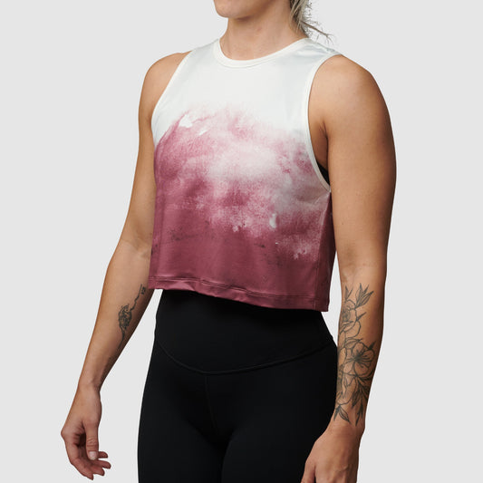 Subtle Flex Tank (Cream/Roan Rouge)
