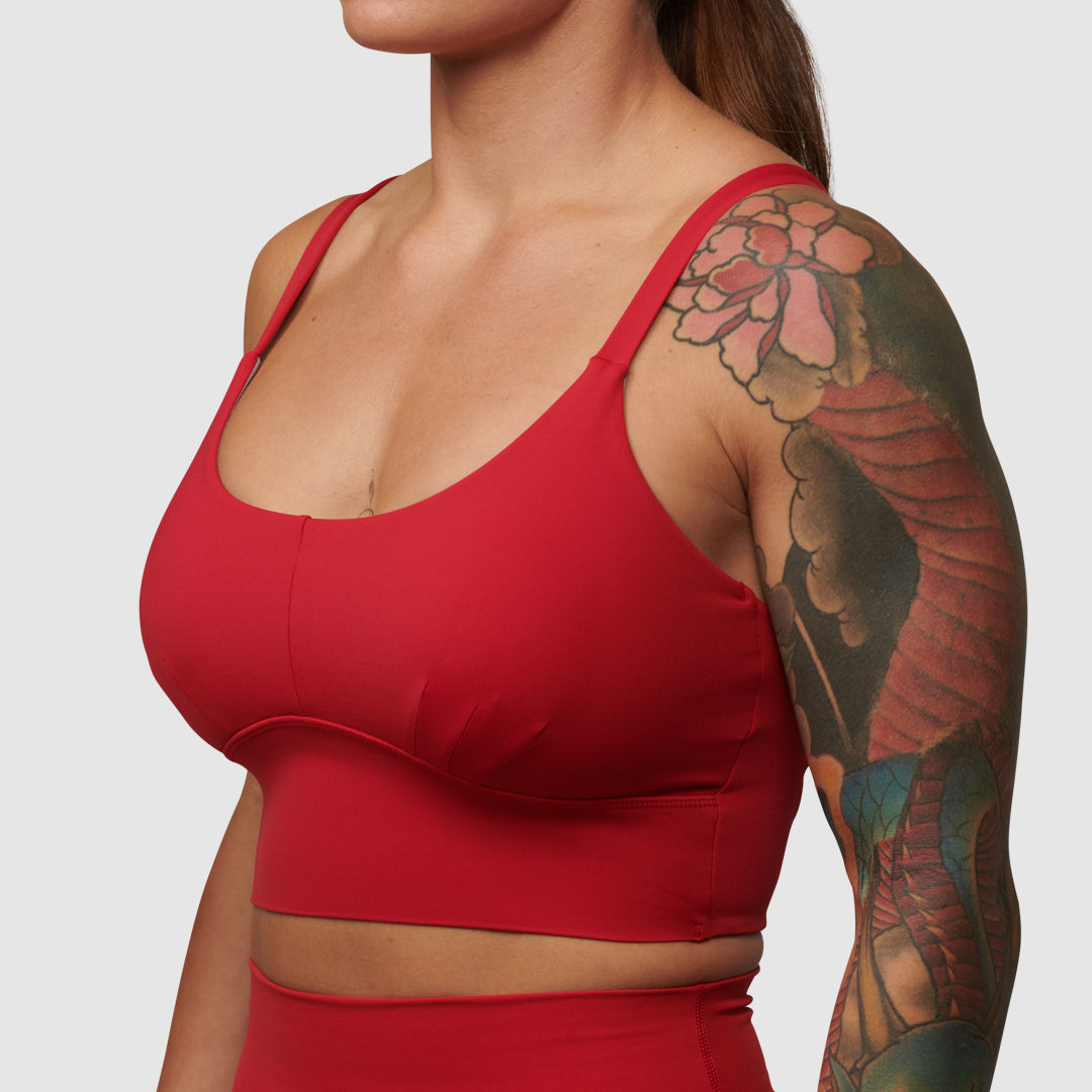 Your Go To Sports Bra (Red)