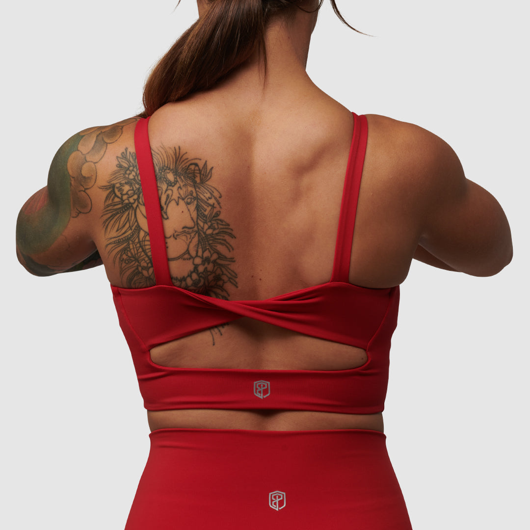 Your Go To Sports Bra (Red)