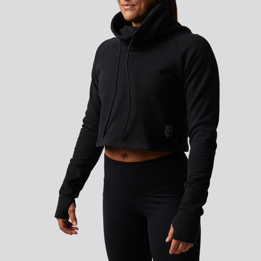 Cowl at the Half Moon Crop (Black)