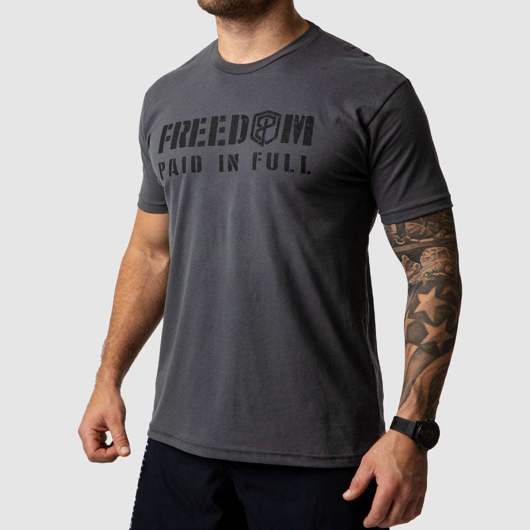 Freedom Paid In Full T-Shirt (Heavy Metal)