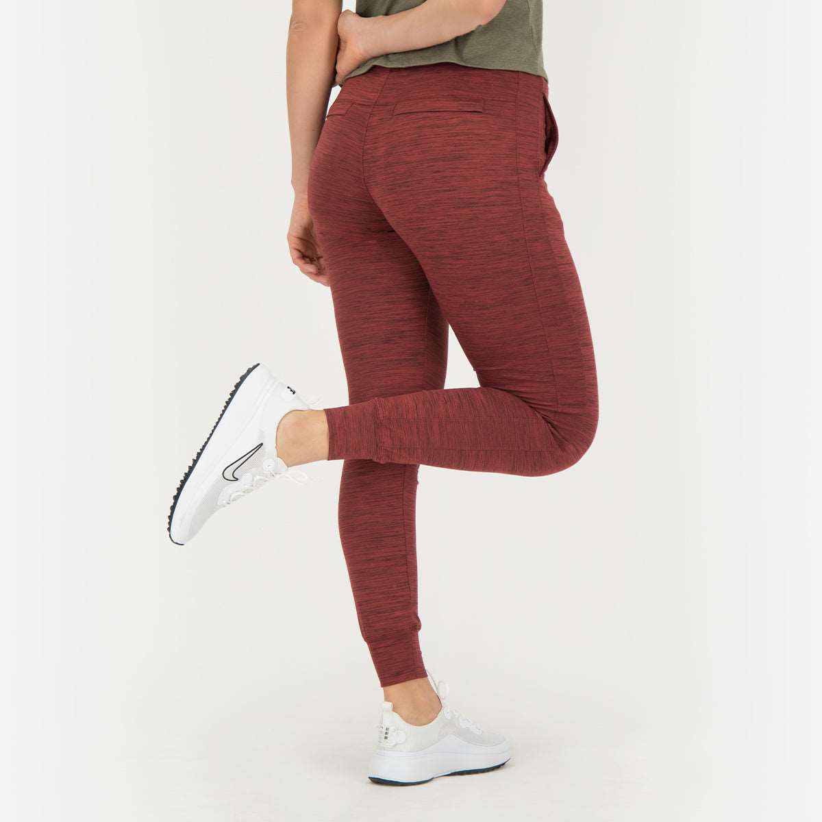 Female Rest Day Athleisure Joggers (Maroon)