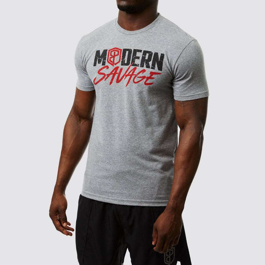 Modern Savage T-Shirt (Dark Heather Grey)